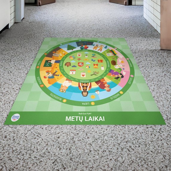 METŲ LAIKAI Roll-Out FUN® mokomasis kilimas
