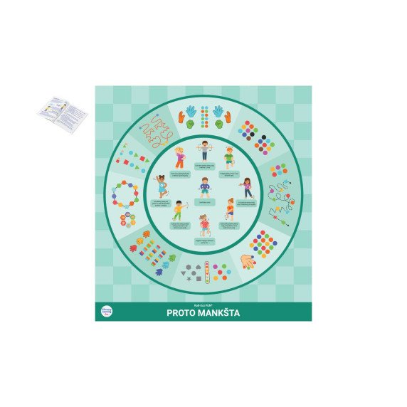 PROTO MANKŠTA Roll-Out FUN® motorikos lavinimo kilimas