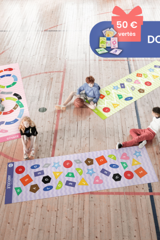 Roll-Out FUN® edukacinio rinkinio kilimų NUOMA SAVAITEI ugdymo įstaigoms