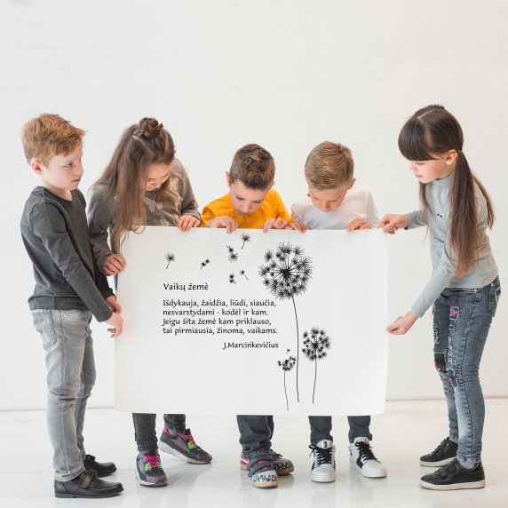 VAIKŲ ŽEMĖ Paveikslas ant drobės