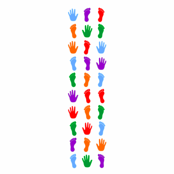 ŽAIDIMAS „GREITA ORIENTACIJA“ Lipdukai ant grindų