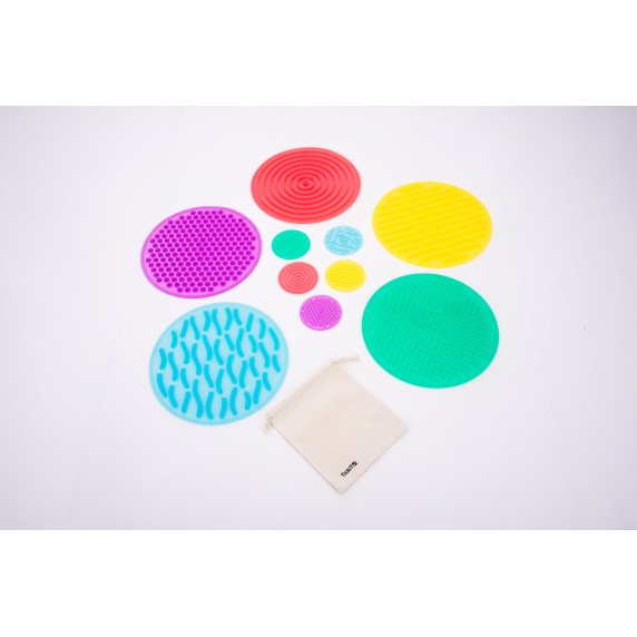 TAKTILINIAI APSKRITIMAI Sensorinės grindų formos