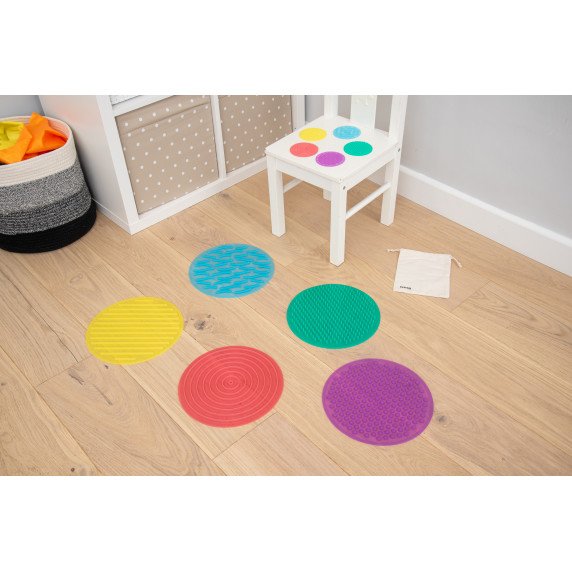 TAKTILINIAI APSKRITIMAI Sensorinės grindų formos