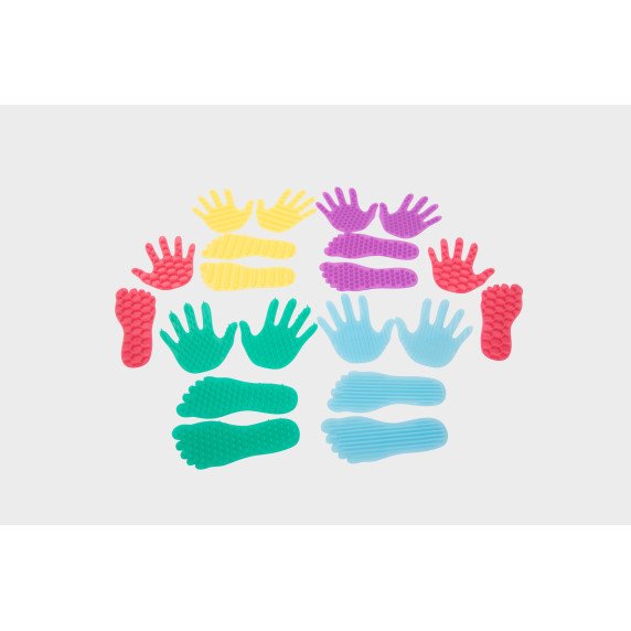 RANKOS IR PĖDOS Taktilinės formos