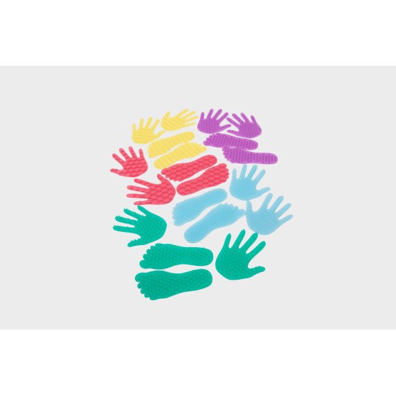 RANKOS IR PĖDOS Taktilinės formos