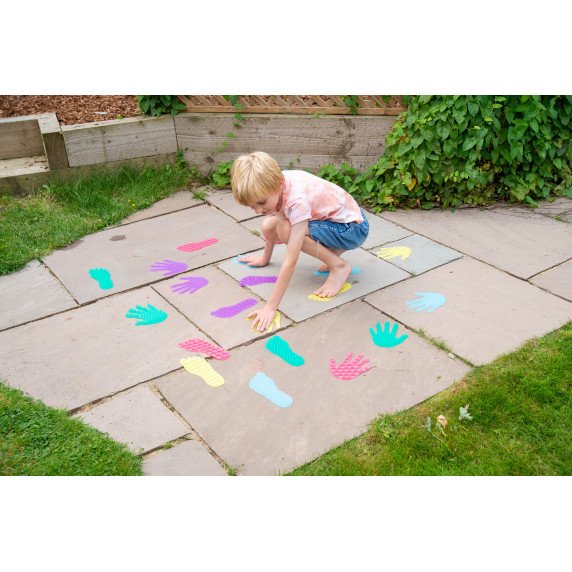 RANKOS IR PĖDOS Taktilinės formos