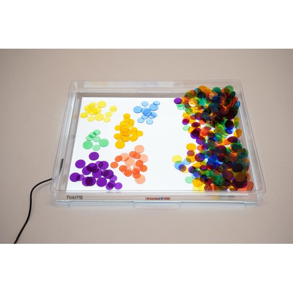 Skaidrus A3 šviesos stalo dangtis - padėklas