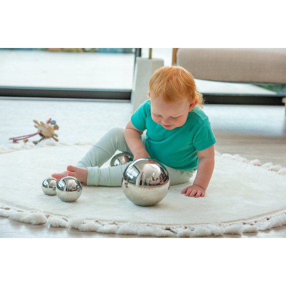 Sidabriniai pojūčių kamuoliai (4 vnt.)