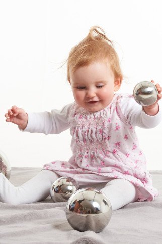 Sidabriniai pojūčių kamuoliai (4 vnt.)