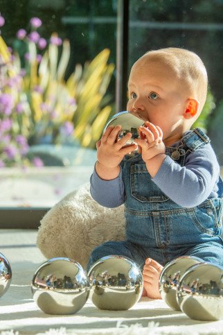 Nenuspėjamų sensorinių kamuolių rinkinys (6 vnt.)