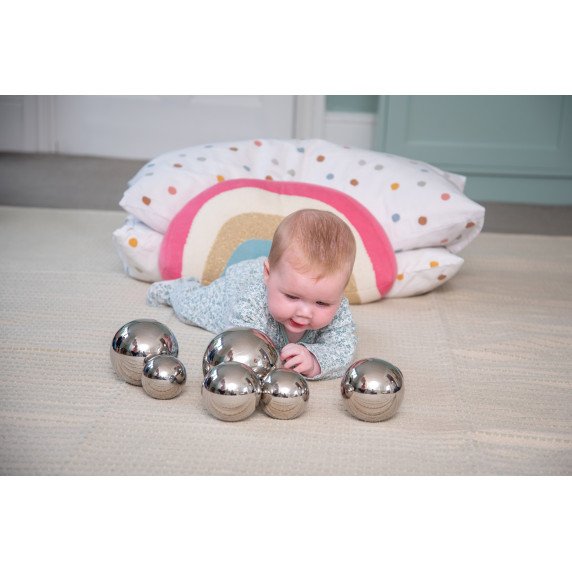 Veidrodiniai garsą skleidžiantys kamuoliai (7 vnt.)