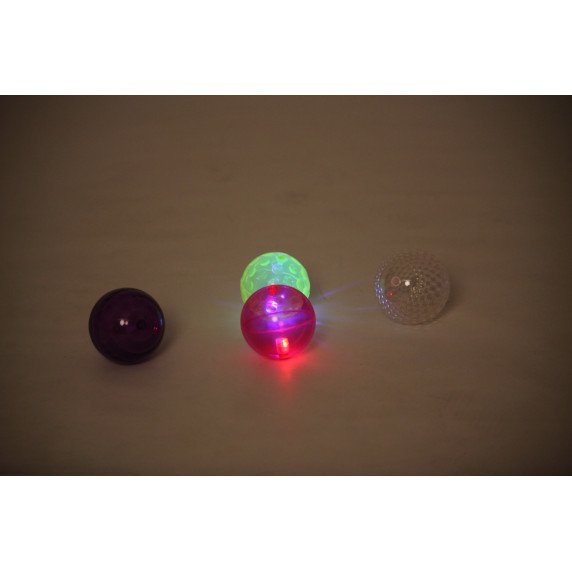 Tekstūriniai šviečiantys kamuoliai (4 vnt.)