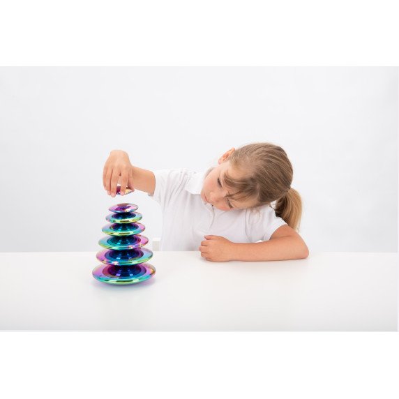 Sensoriniai spalvoti diskai su veidrodiniu efektu (7 vnt.)