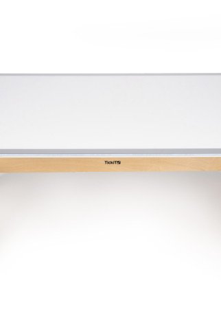 Žemas medinis stalas su A2 balta LED šviesos plokšte