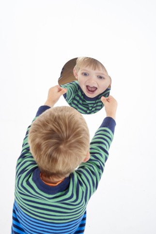 Veido išraiškų veidrodėlių rinkinys (10 vnt.)