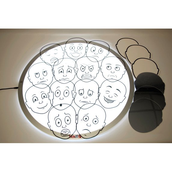 Jausmų pažinimo rinkinys VEIDUKAI