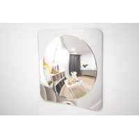 Išgaubta akrilo veidrodžio plokštė - veidrodis (490 mm) Išgaubta akrilo veidrodžio plokštė - veidrodis (490 mm)