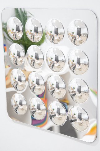 Sensorinis akrilinis veidrodis su 16 išgaubtų kupolų (490 mm) Sensorinis akrilinis veidrodis su 16 išgaubtų kupolų (490 mm)