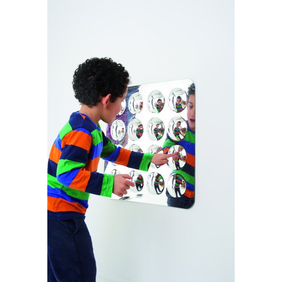 Sensorinis akrilinis veidrodis su 16 išgaubtų kupolų (490 mm)