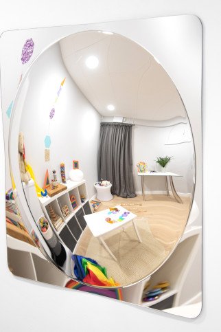 Didelis išgaubtas sensorinis veidrodis vaikams (780 mm)