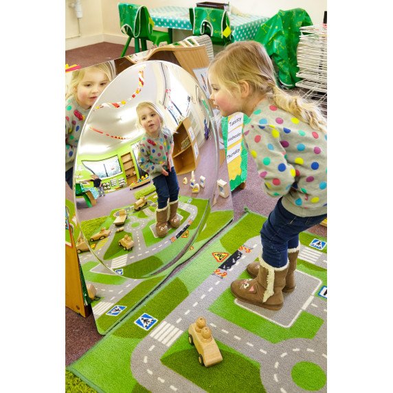 Didelis išgaubtas sensorinis veidrodis vaikams (780 mm)