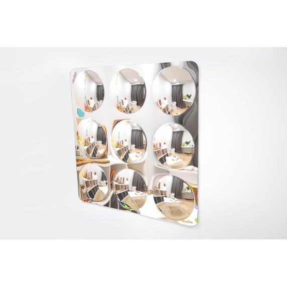 Didelis sensorinis veidrodis su 9 kupolais (780 mm)