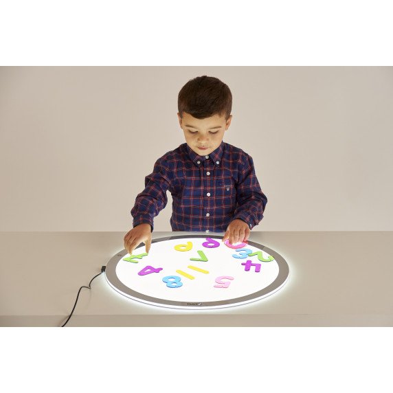 Skaidrūs spalvoti akriliniai skaičiai (14 vnt.)