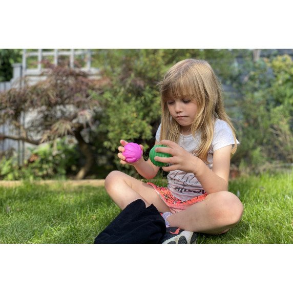 Sensorinių tekstūrinių kamuoliukų rinkinys (18 vnt.)