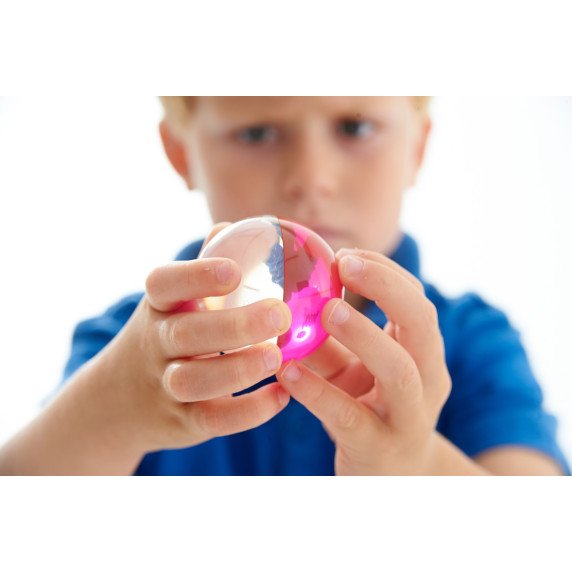 Sensoriniai spalvoti pusrutuliai (8 vnt.) – didinimui, spalvų maišymui ir tyrinėjimui ant šviesos stalo