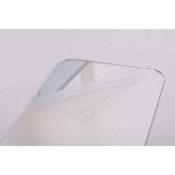 Permatomų akrilinių geometrinių blokelių rinkinys su veidrodžiu - 25 vnt.