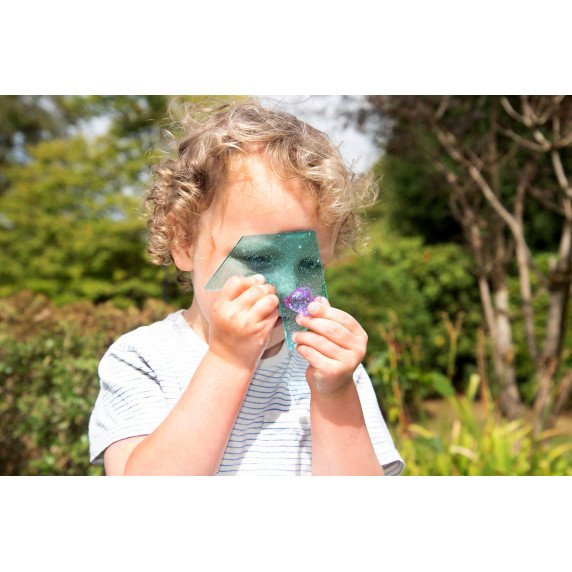 Blizgančios skaidrios figūros šviesos stalui (21 vnt.)