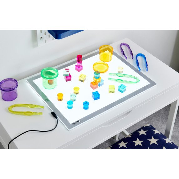 LED šviesos lenta A3 formato – šviesos, spalvų ir sensoriniam tyrinėjimui