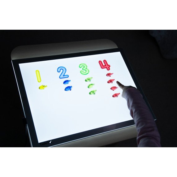 LED šviesos lenta A3 formato – šviesos, spalvų ir sensoriniam tyrinėjimui