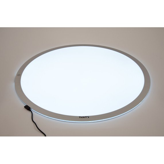 Apvali LED šviesos panelė - šviesos, spalvų ir formų tyrinėjimui