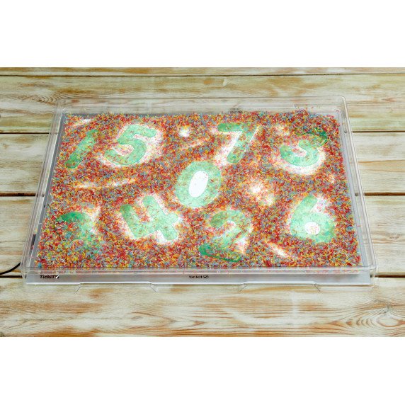 A2 LED šviesos panelė su skaidriu tyrinėjimo padėklu