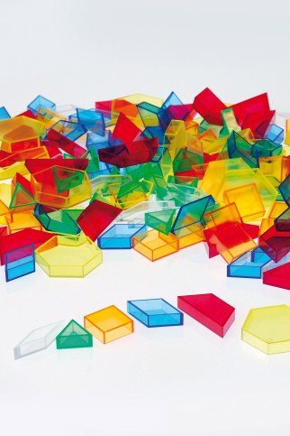 Taktilinių skaidrių blokelių rinkinys (180 vnt.) Taktilinių skaidrių blokelių rinkinys (180 vnt.)