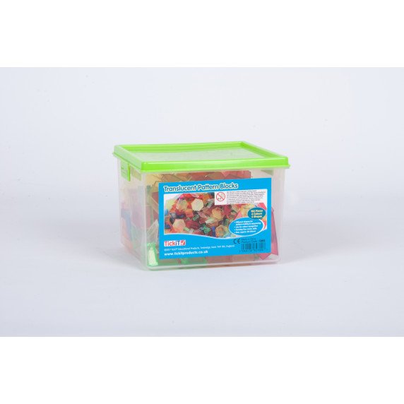 Taktilinių skaidrių blokelių rinkinys (180 vnt.)