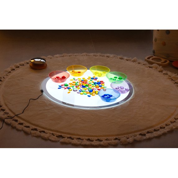 Spalvoti skaidrūs brangakmeniai (144 vnt.)