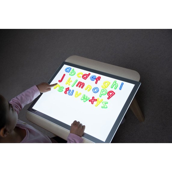 Permatomų mažųjų raidžių rinkinys (26 vnt.)