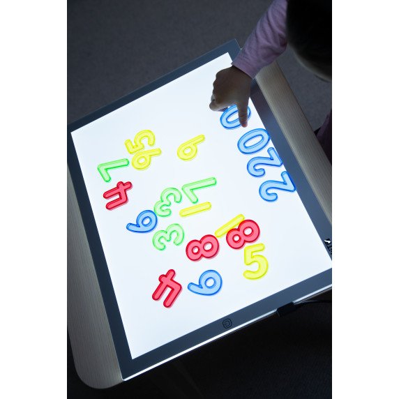 Permatomi akriliniai skaičiai matematinių pradmenų mokymuisi (20 vnt.)