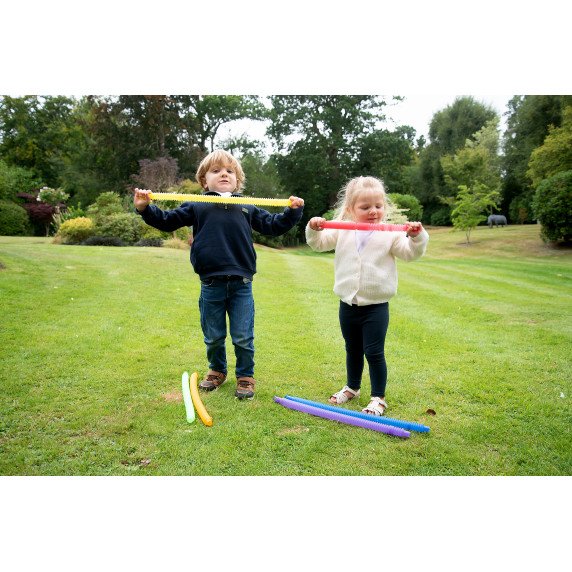 Lankstūs vaivorykštiniai vamzdeliai (6 vnt.)