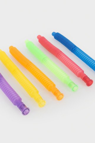 Lankstūs vaivorykštiniai vamzdeliai (6 vnt.)