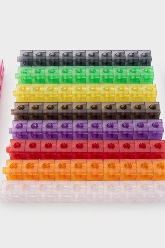 Skaidrių susijungiančių kubelių rinkinys (100 vnt.) Skaidrių susijungiančių kubelių rinkinys (100 vnt.)