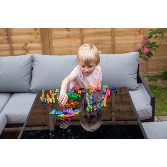 Permatomi dinozaurai skaičiavimui ir rūšiavimui (72 vnt.)