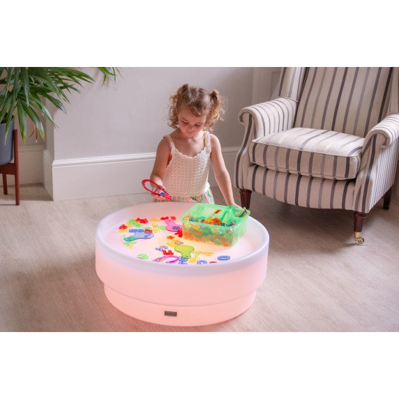 Permatomų spalvų tyrinėjimo rinkinys (245 vnt.) – šviesos, spalvų ir kūrybiško mokymosi veikloms