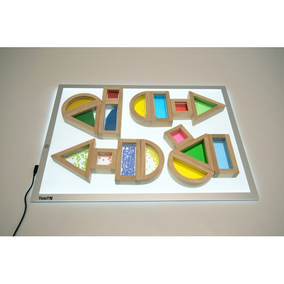 Sensorinių kaladėlių rinkinys (16 vnt.)