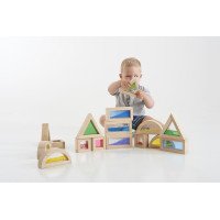 Sensorinių kaladėlių rinkinys (16 vnt.) Sensorinių kaladėlių rinkinys (16 vnt.)