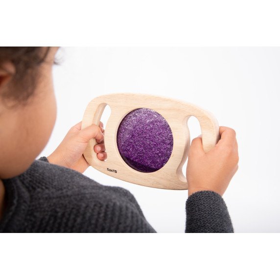 Sensorinių plokštelių su blizgučiais rinkinys (3 vnt.)