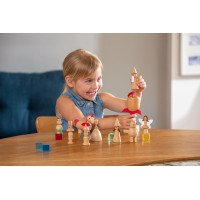 Medinės figūrėlės „Pasakų veikėjai“ (10 vnt.)