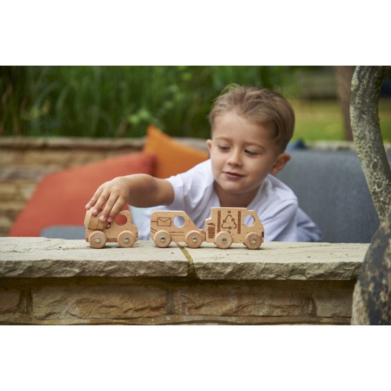 Medinių mašinėlių rinkinys “Miesto pažinimas” (12 vnt.)